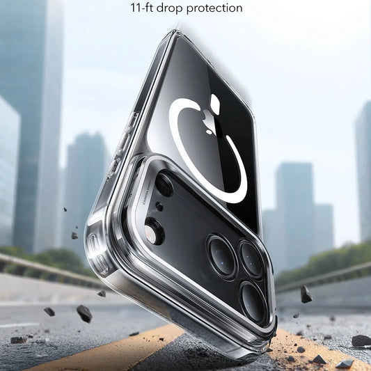 MagSafe Hülle für Apple iPhone 17 Pro Max, ESR, Classic Hybrid Kickstand, Transparent