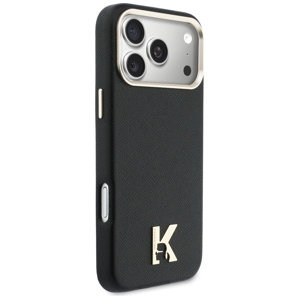 MagSafe Case for Apple iPhone 17 Pro Max, Karl Lagerfeld, Karl Head Logo, Black