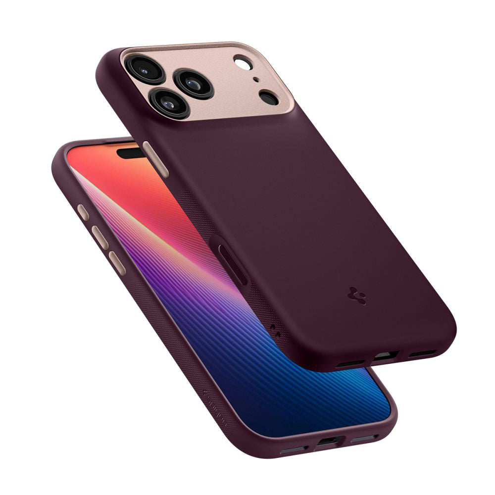 MagSafe Hülle für Apple iPhone 17 Pro Max, Spigen, Caseology Nano Pop, Kirschrot ACS10261