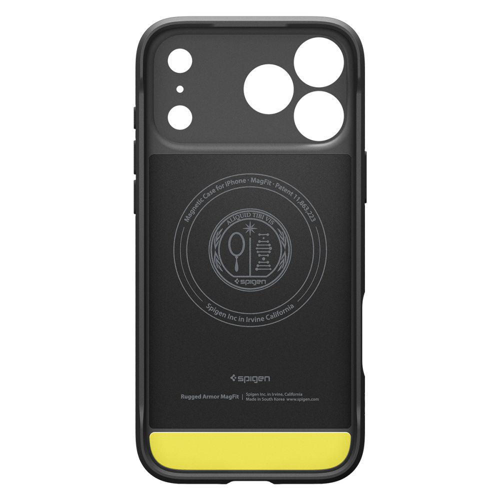 MagSafe Case for Apple iPhone 17 Pro Max, Spigen, Rugged Armor, Matte Black ACS10263