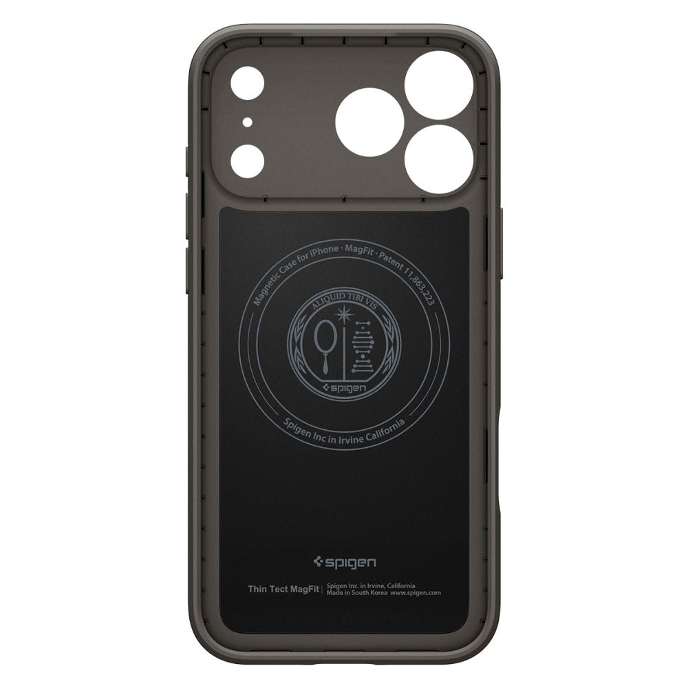 MagSafe Case for Apple iPhone 17 Pro Max, Spigen, Thin Fit, Gray ACS10276