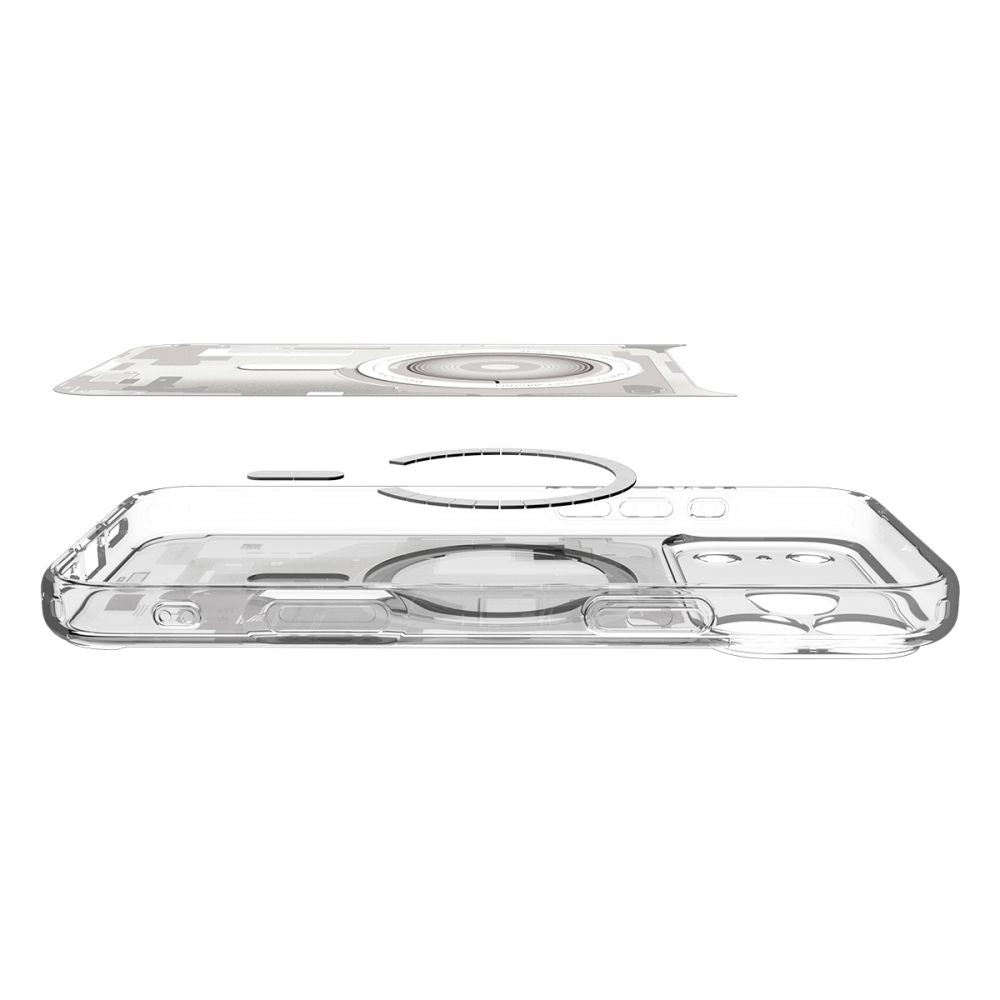 MagSafe Hülle für Apple iPhone 17 Pro Max, Spigen, Ultra Hybrid Zero One, Weiß ACS10287