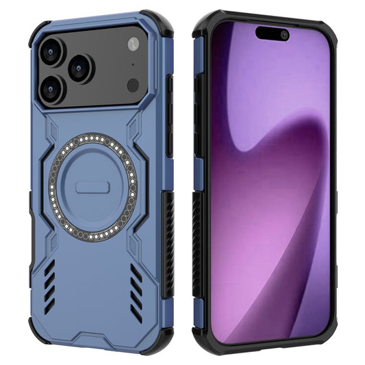 MagSafe Hülle für Apple iPhone 17 Pro Max, Techsuit, ArmorMag, Blau