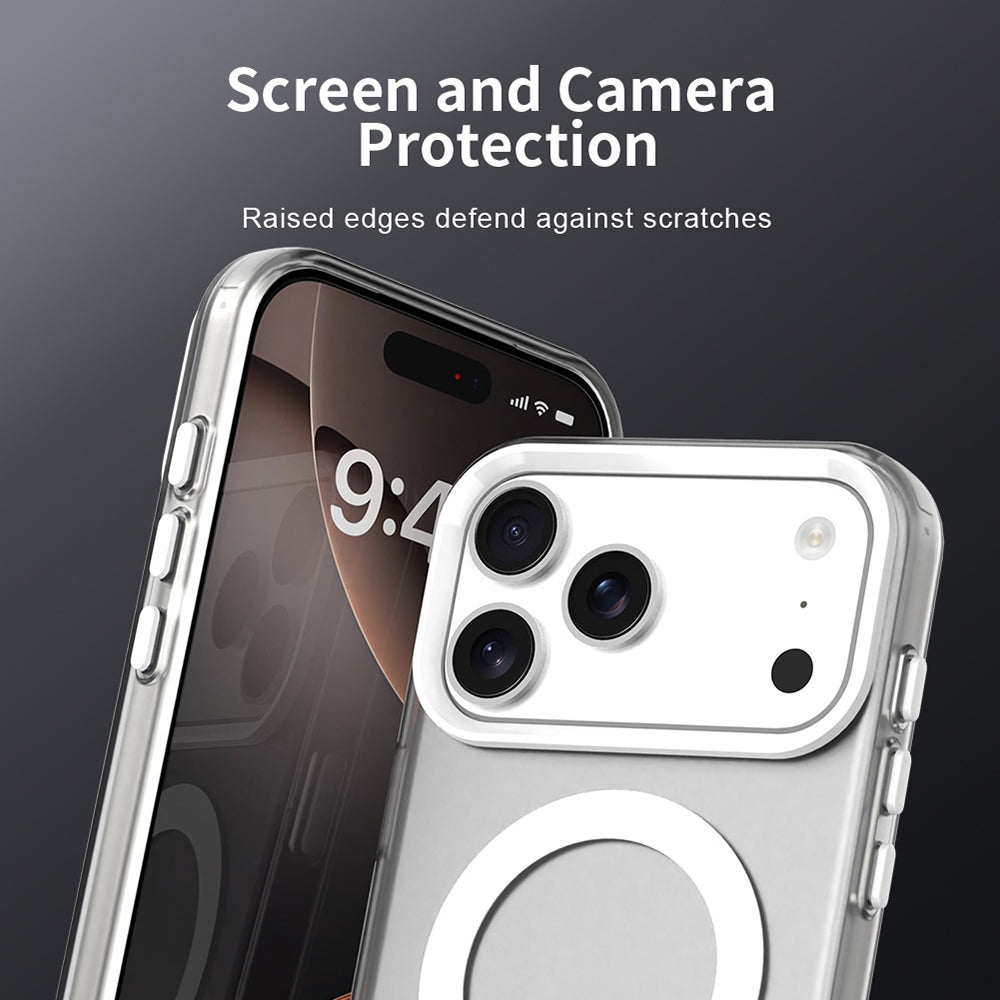 MagSafe Case for Apple iPhone 17 Pro Max, Techsuit, CandyCase, White