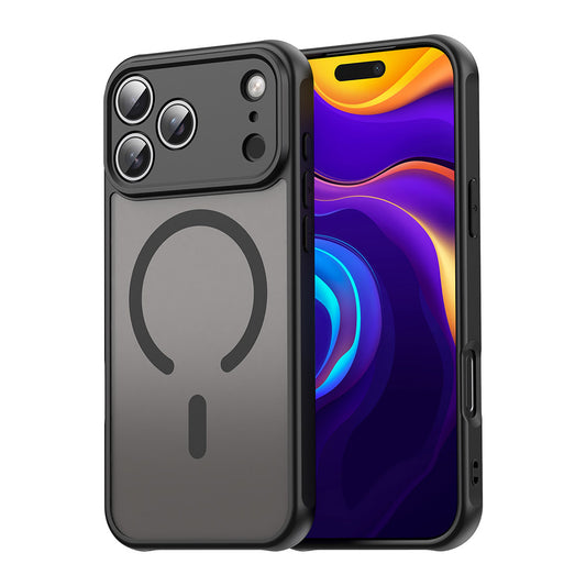 MagSafe Hülle für Apple iPhone 17 Pro Max, Techsuit, HaloFrost II, Schwarz