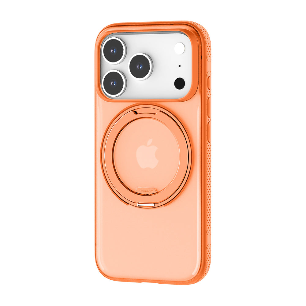 MagSafe Hülle für Apple iPhone 17 Pro Max, Torras, Ostand R Fitness, Orange