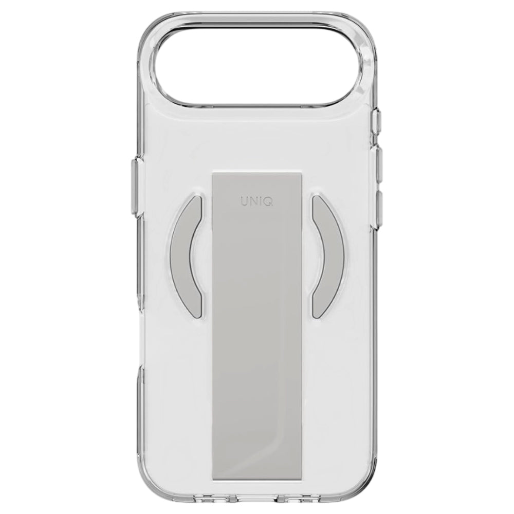 MagSafe Hülle für Apple iPhone 17 Pro Max, UNIQ, Heldro Air MagClick, Transparent Grau