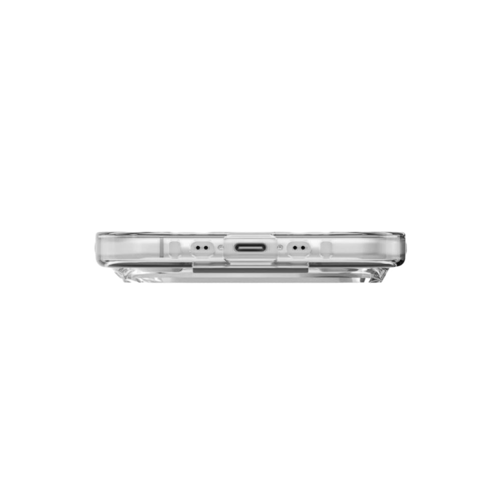 MagSafe Hülle für Apple iPhone 17 Pro Max, UNIQ, Heldro Air MagClick, Transparent Grau