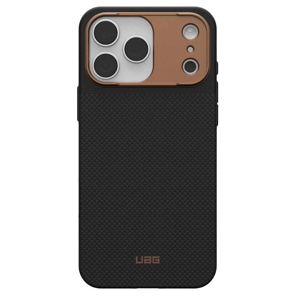 MagSafe-Hülle für Apple iPhone 17 Pro Max, Urban Armor Gear, Fibr Armr, Schwarz Bronze