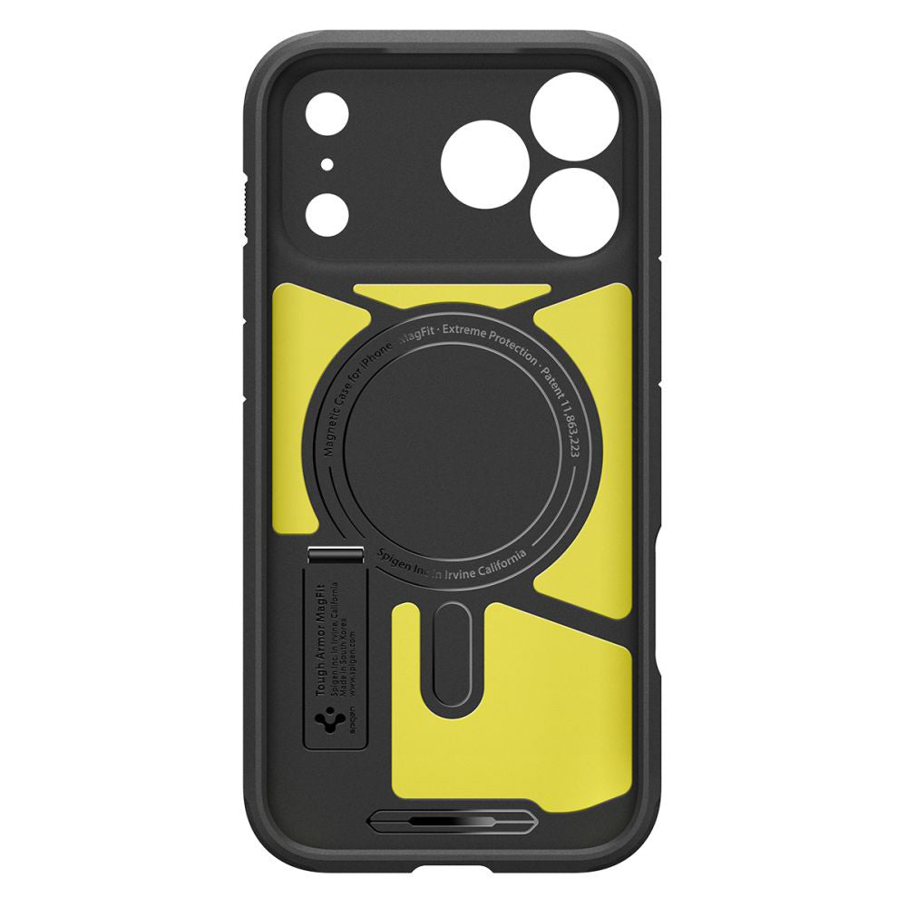 MagSafe Case for Apple iPhone 17 Pro, Spigen, Tough Armor T, Black ACS10361