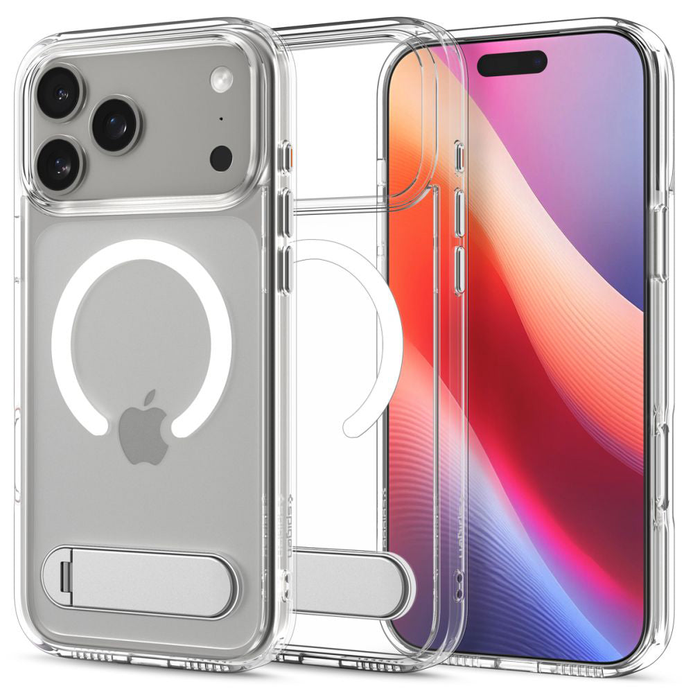 MagSafe Case for Apple iPhone 17 Pro, Spigen, Ultra Hybrid S, Transparent ACS09946