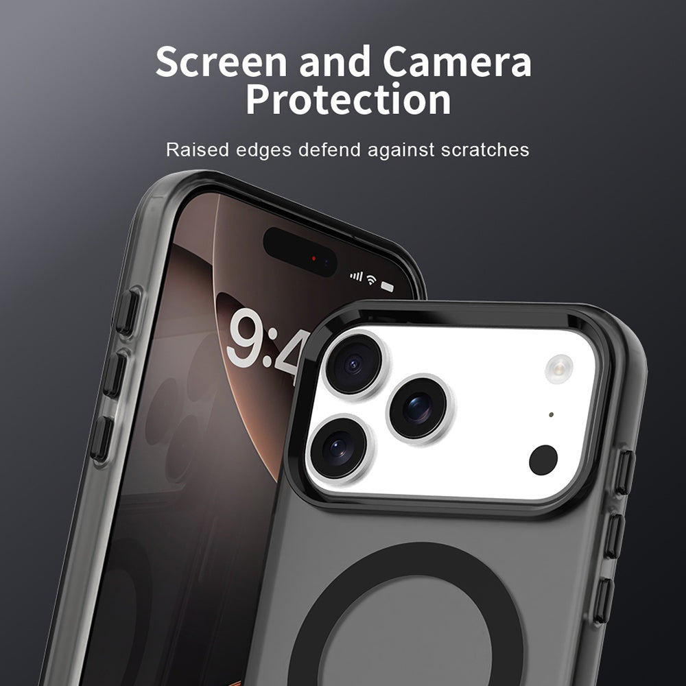 MagSafe Case for Apple iPhone 17 Pro, Techsuit, CandyCase, Black