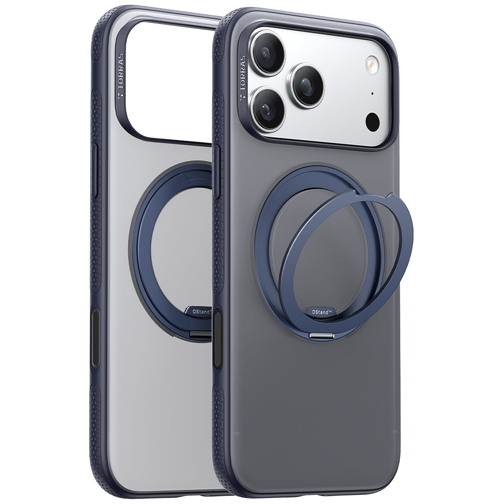 MagSafe Hülle für Apple iPhone 17 Pro, Torras, Ostand R Fitness, Marineblau