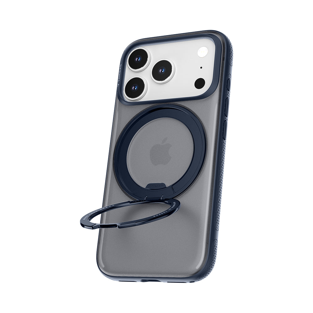MagSafe Hülle für Apple iPhone 17 Pro, Torras, Ostand R Fitness, Marineblau