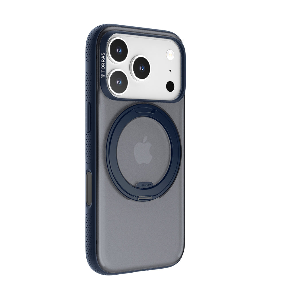 MagSafe Hülle für Apple iPhone 17 Pro, Torras, Ostand R Fitness, Marineblau