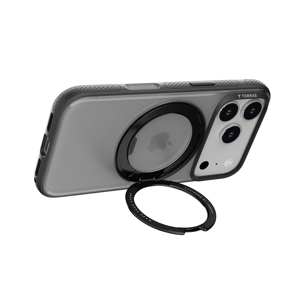 MagSafe Hülle für Apple iPhone 17 Pro, Torras, Ostand R Fitness, Transparent