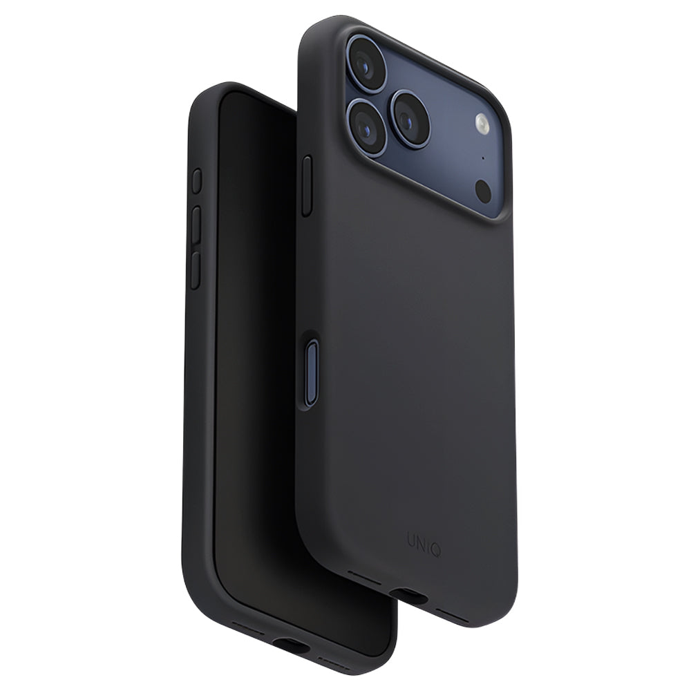 MagSafe Hülle für Apple iPhone 17 Pro, UNIQ, Lino MagClick, Schwarz