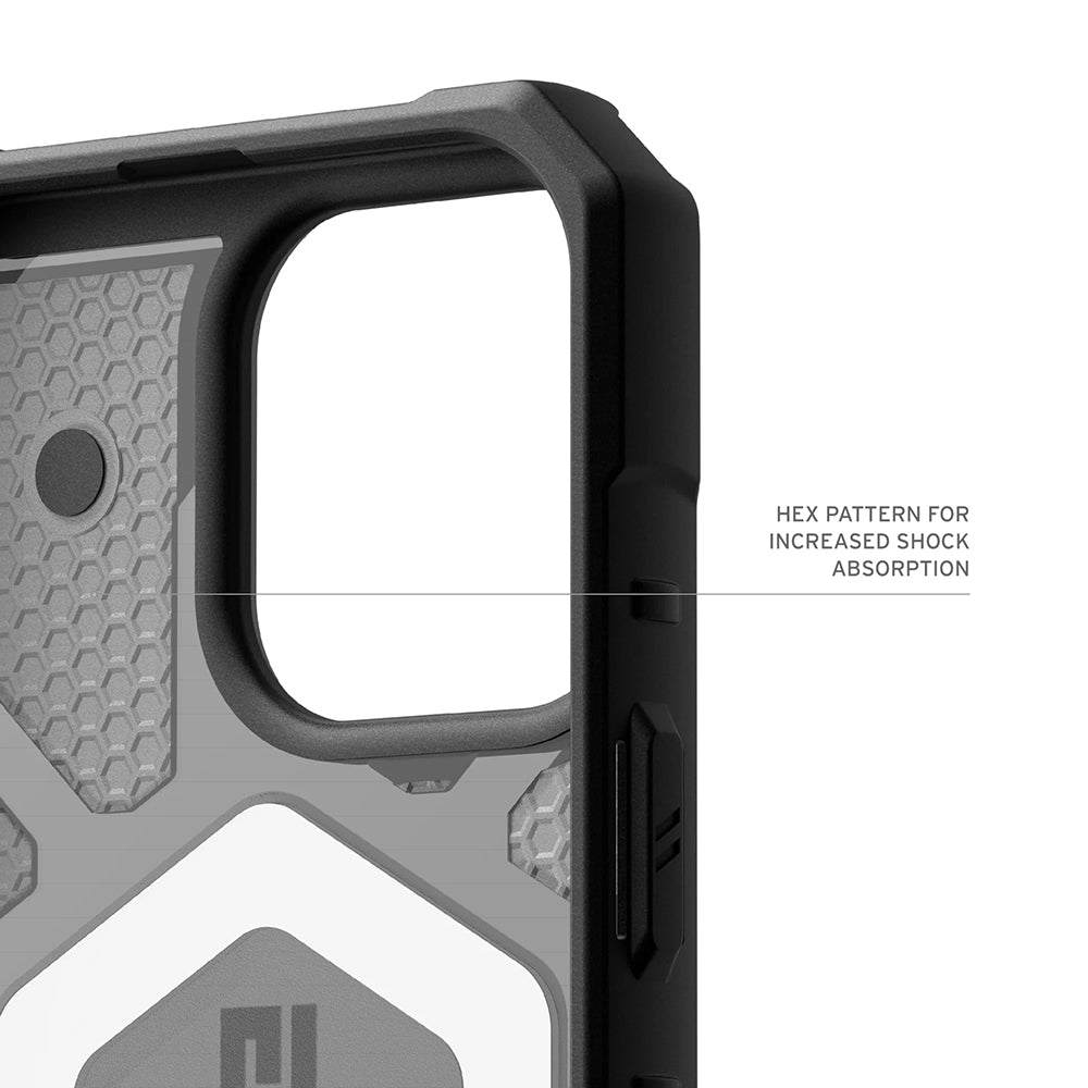 MagSafe Hülle für Apple iPhone 17 Pro, Urban Armor Gear, Pathfinder Clear, Grau
