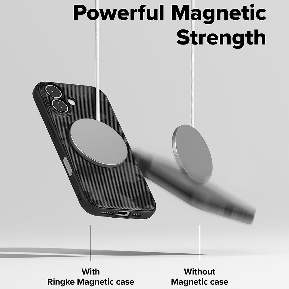 MagSafe Hülle für Apple iPhone 17, Ringke, Onyx, Tarnmuster
