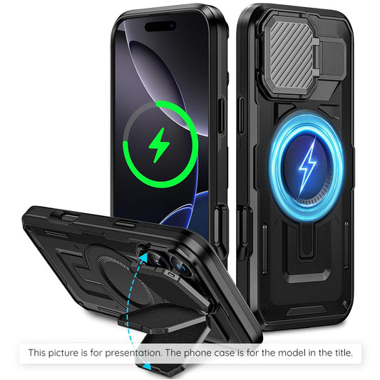 MagSafe Hülle für Apple iPhone 17, Techsuit, CamVault, Schwarz