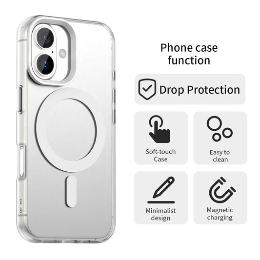 MagSafe Hülle für Apple iPhone 17, Techsuit, CandyCase, Weiß