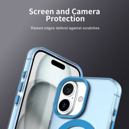 MagSafe Hülle für Apple iPhone 17, Techsuit, CandyCase, Blau