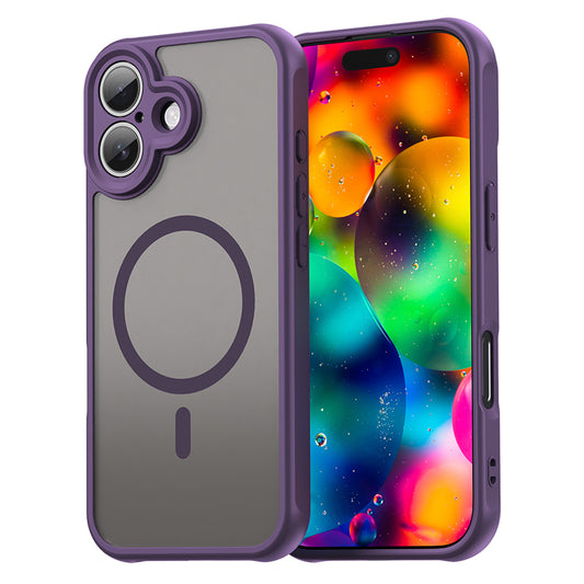 MagSafe Hülle für Apple iPhone 17, Techsuit, HaloFrost II, Lila