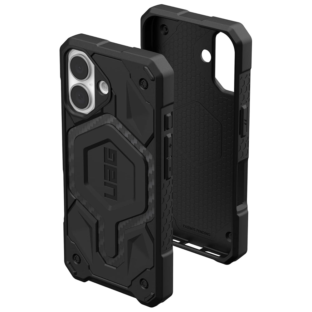 MagSafe Case for Apple iPhone 17, Urban Armor Gear, Monarch Pro Carbon, Black