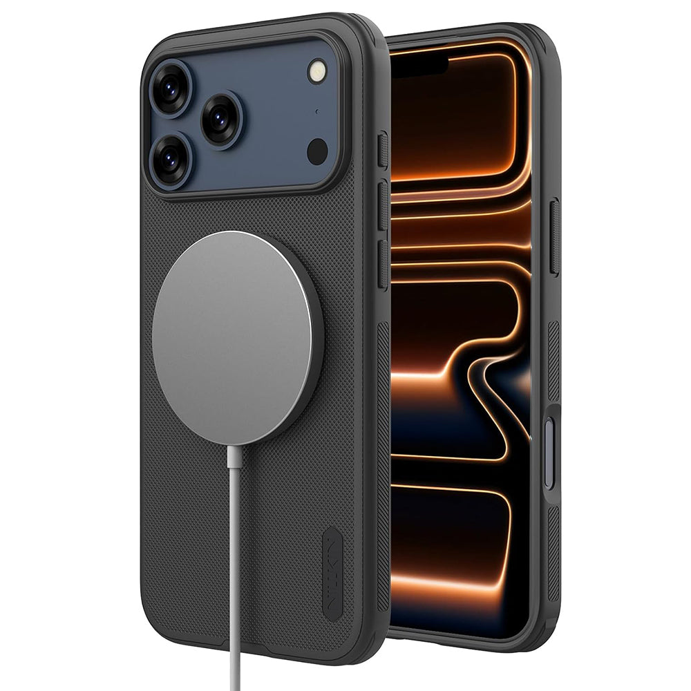 MagSafe Case for Apple iPhone 18 Pro / 17 Pro, Nillkin, Super Shield Pro, Satin Black