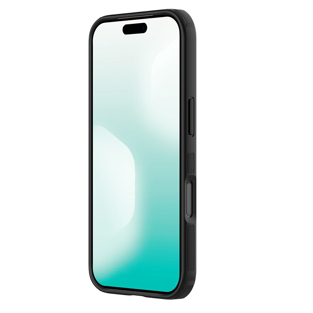 MagSafe Case for Apple iPhone 18 Pro / 17 Pro, Nillkin, Super Shield Pro, Black Satin Transparent