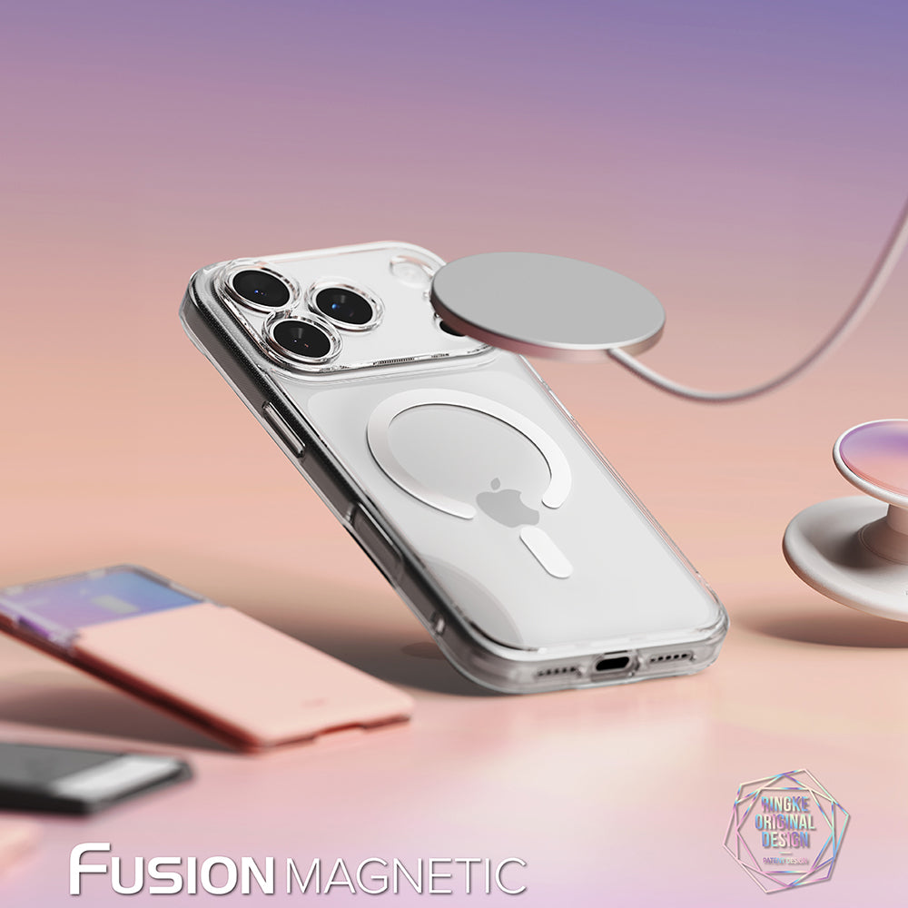 MagSafe-Hülle für Apple iPhone 18 Pro / 17 Pro, Ringke, Fusion, Transparent