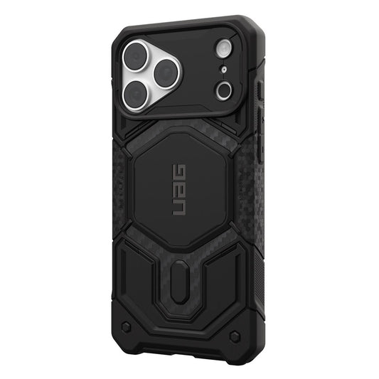 MagSafe-Hülle für Apple iPhone 18 Pro / 17 Pro, Urban Armor Gear, Monarch Pro Carbon, Schwarz