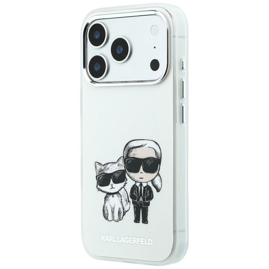 MagSafe-Hülle für Apple iPhone 18 Pro Max / 17 Pro Max, Karl Lagerfeld, KC Bodies Sketch, Beige