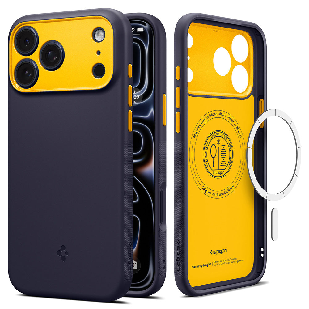 MagSafe-Hülle für Apple iPhone 18 Pro Max / 17 Pro Max, Spigen, Caseology Nano Pop, Lila ACS12140