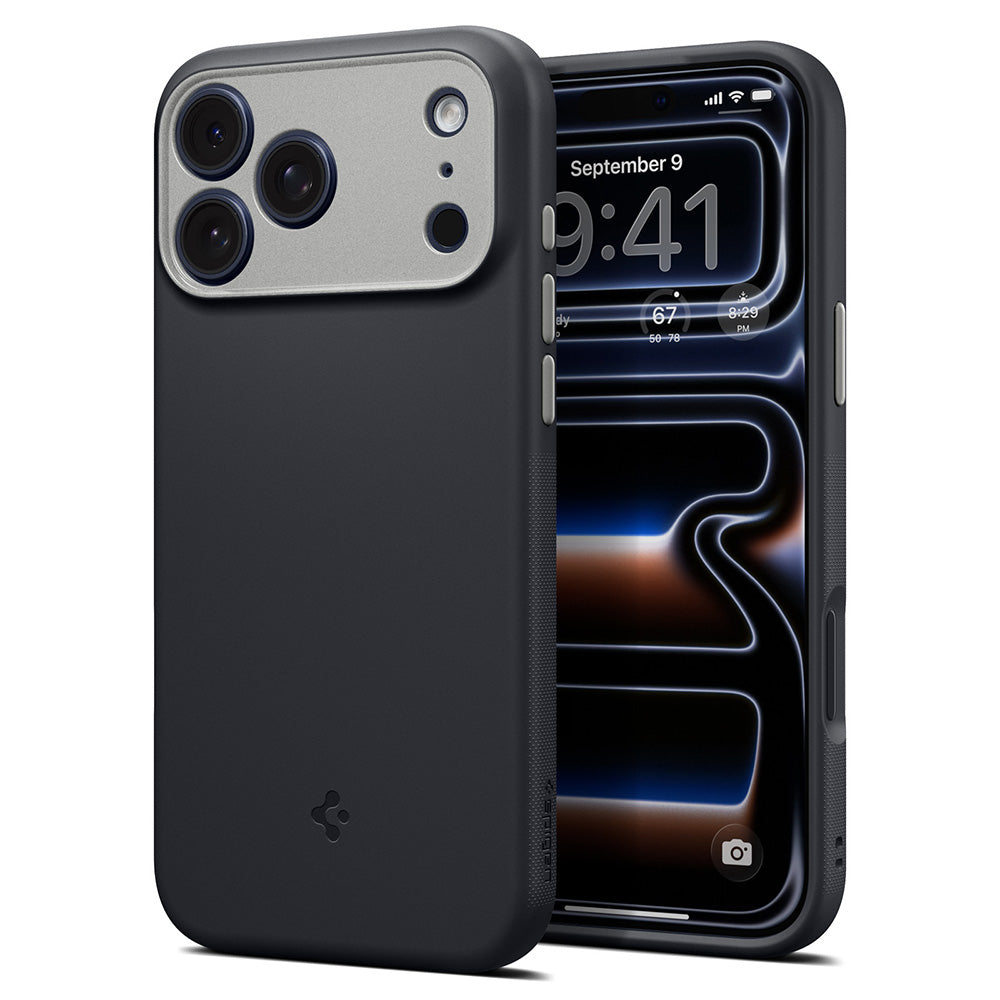 MagSafe-Hülle für Apple iPhone 18 Pro Max / 17 Pro Max, Spigen, Caseology Nano Pop, Schwarz ACS12142