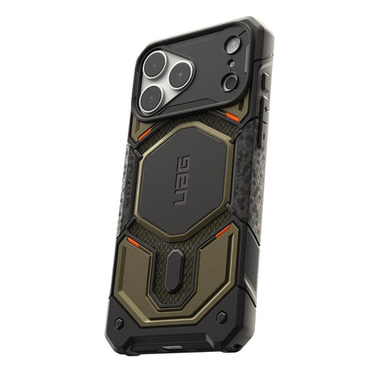 MagSafe-Hülle für Apple iPhone 18 Pro Max / 17 Pro Max, Urban Armor Gear, Monarch Pro Kevlar, Grün