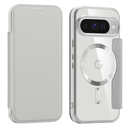 MagSafe-Hülle für Google Pixel 10 Pro / 10, Techsuit, SmartMag Book, Grau
