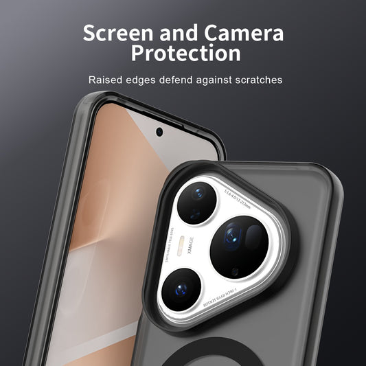 MagSafe-Hülle für Huawei Pura 80 Ultra, Techsuit, CandyCase, Schwarz