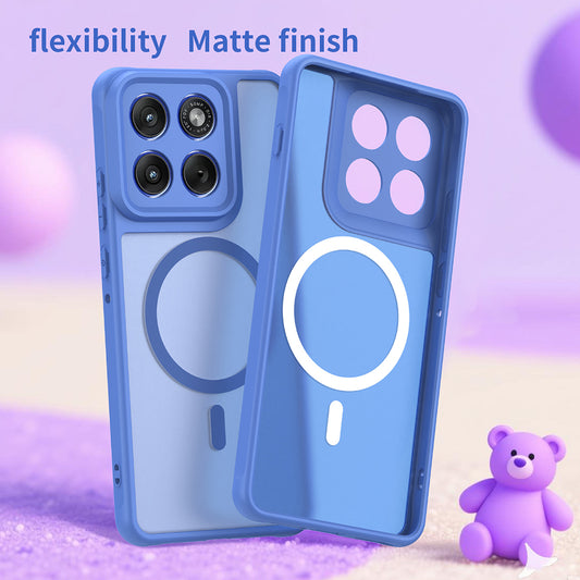 MagSafe Case for Motorola Edge 70, Techsuit, HaloFrost II, Blue