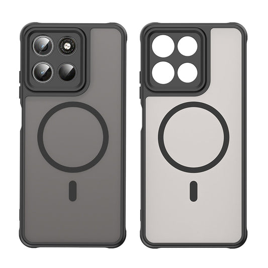 MagSafe Case for Motorola Moto G47 / G37 Power / G37, Techsuit, HaloFrost II, Black