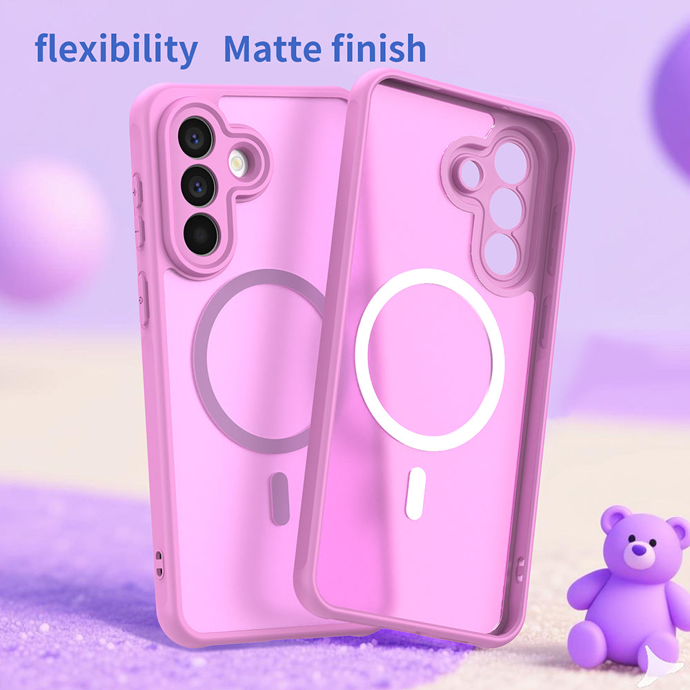 MagSafe-Hülle für Samsung Galaxy A27 5G, Techsuit, HaloFrost II, Rosa