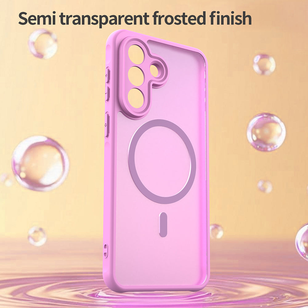 MagSafe-Hülle für Samsung Galaxy A27 5G, Techsuit, HaloFrost II, Rosa
