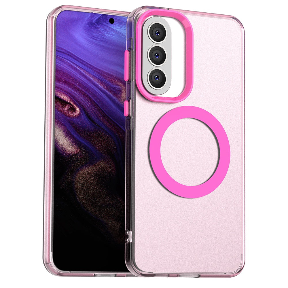 MagSafe Hülle für Samsung Galaxy A57 5G, Techsuit, CandyCase, Rosa
