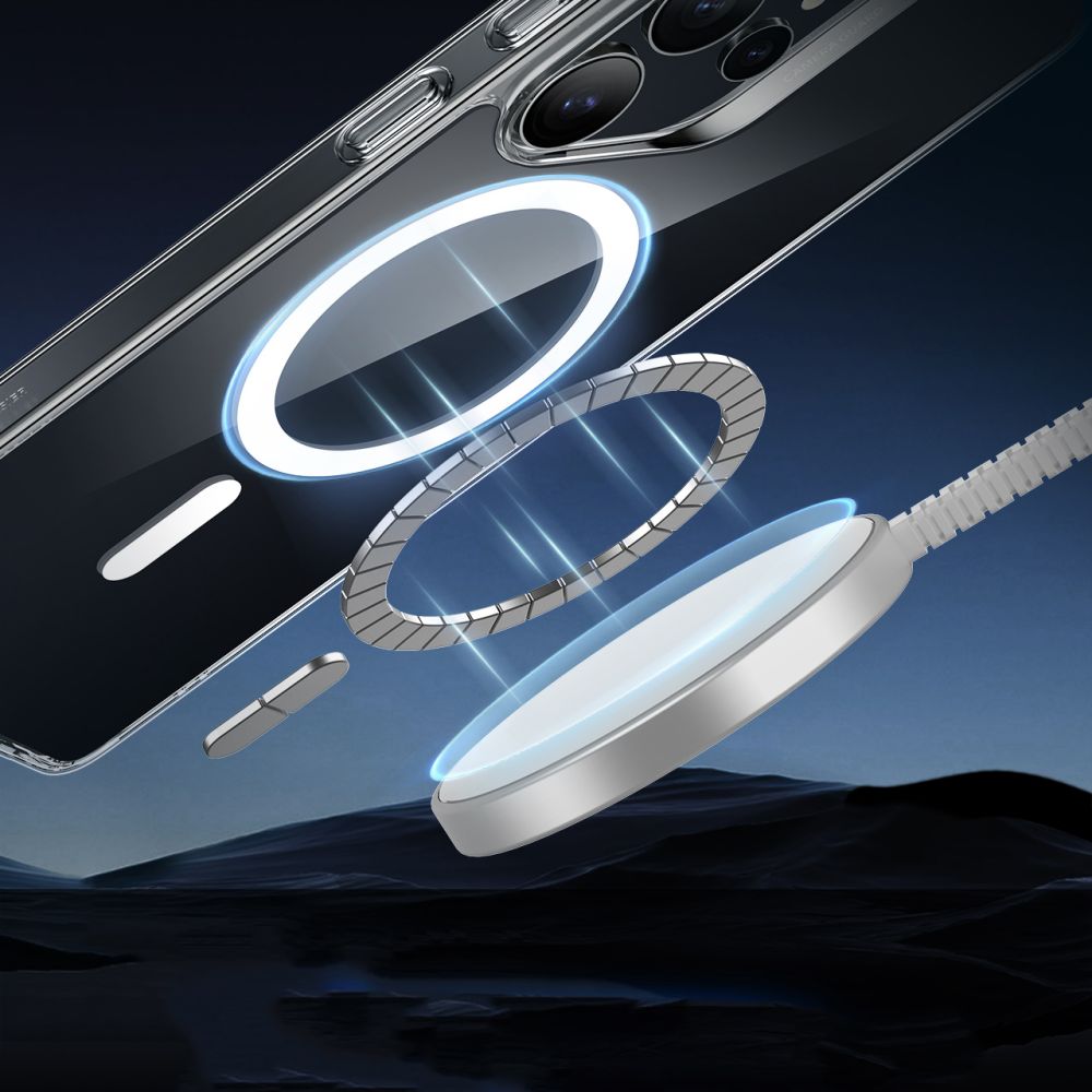 MagSafe Hülle für Samsung Galaxy S25 Ultra S938, ESR, Classic Hybrid, Transparent