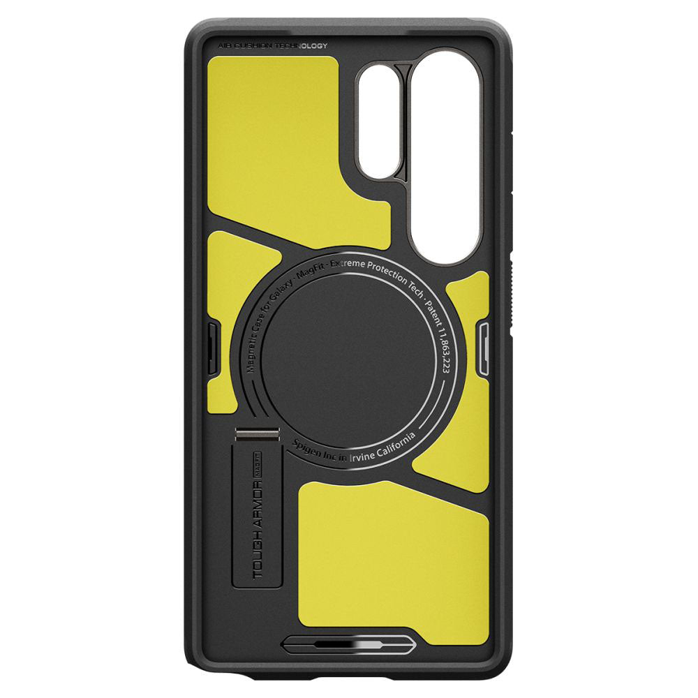 MagSafe Case for Samsung Galaxy S25 Ultra S938, Spigen, Tough Armor, Gray ACS08965