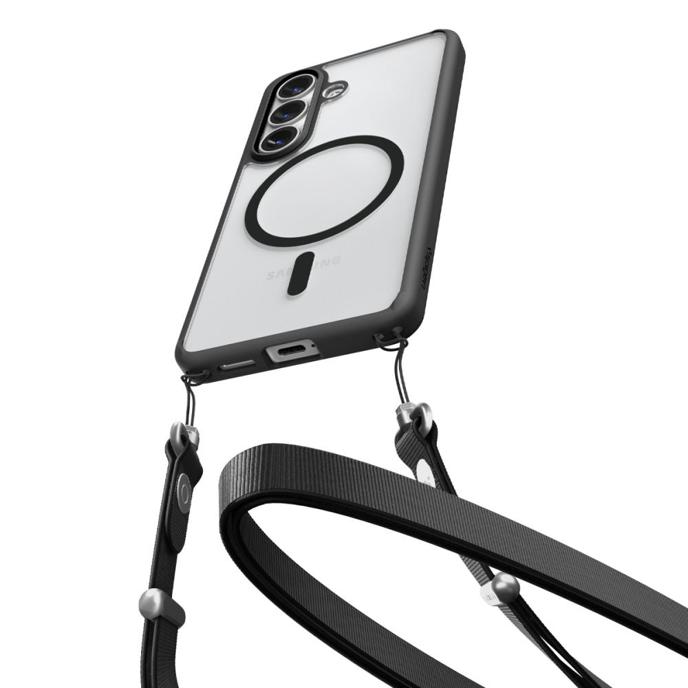 MagSafe Hülle für Samsung Galaxy S26 Plus S947, Spigen, Ultra Hybrid, Mattschwarz ACS10710