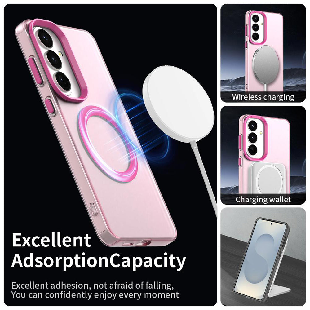 MagSafe-Hülle für Samsung Galaxy S26 Plus S947, Techsuit, CandyCase, Rosa
