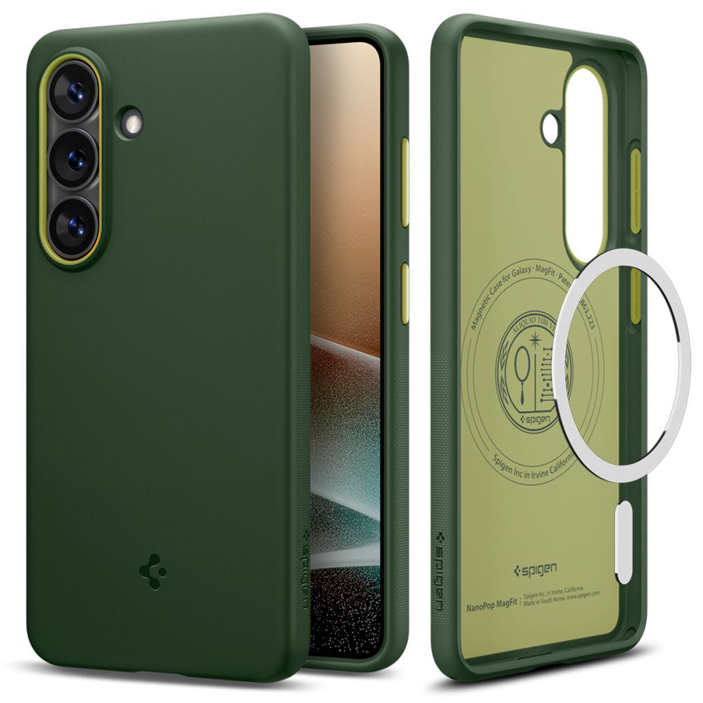 MagSafe Case for Samsung Galaxy S26 S942, Spigen, Caseology Nano Pop, Green ACS11067