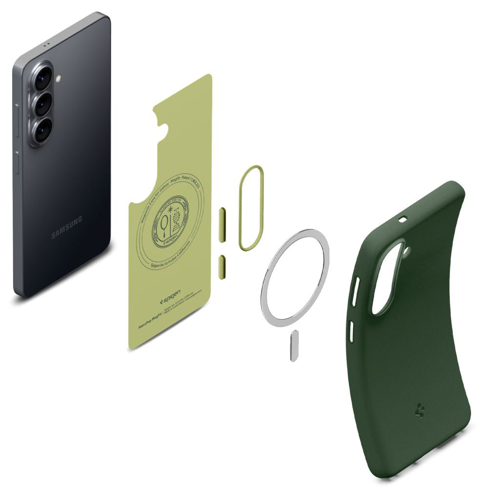 MagSafe Case for Samsung Galaxy S26 S942, Spigen, Caseology Nano Pop, Green ACS11067