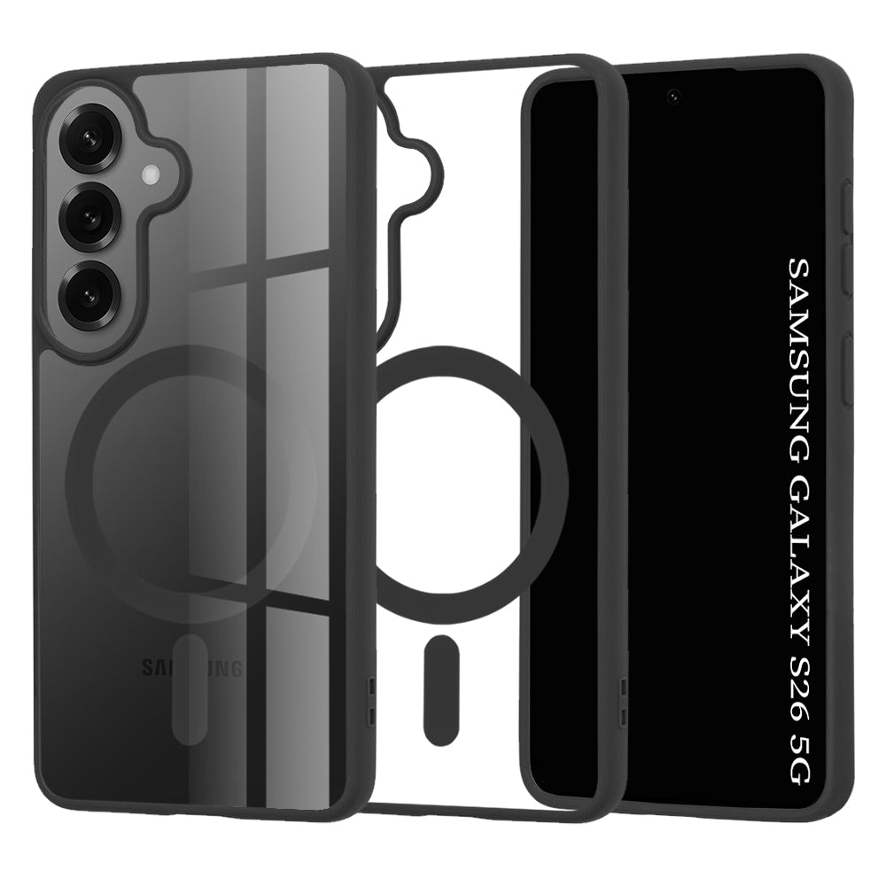 MagSafe Hülle für Samsung Galaxy S26 S942, Techsuit, Pro, Schwarz